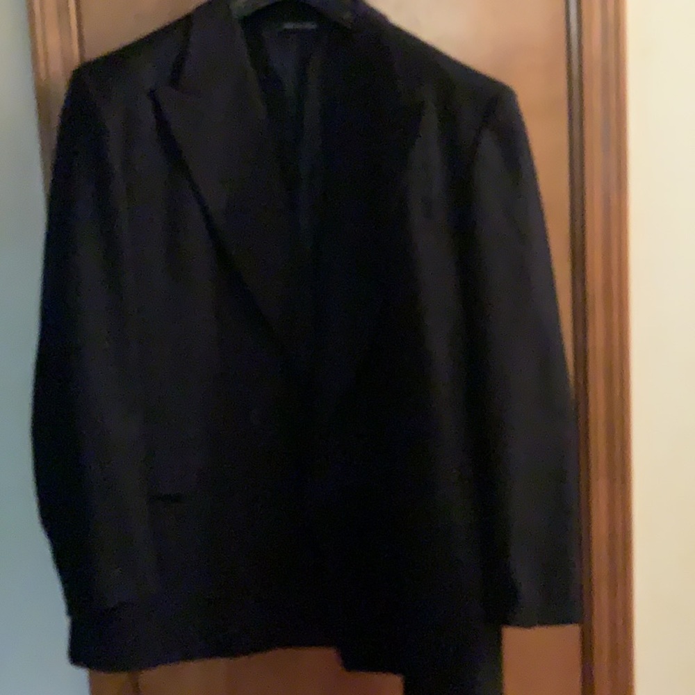 Pal Zaleri Dark Grey Wool Mens dress Jacket.
